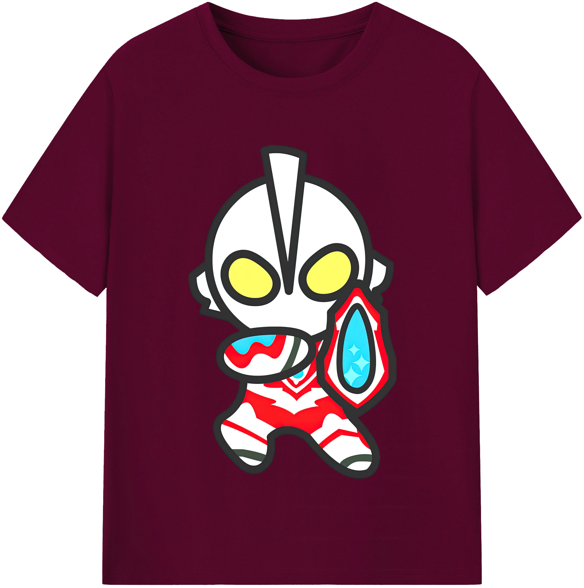 （画像用） ウルトラマン Ultraman レディースカジュアルプリントTシャツ（綿100％）